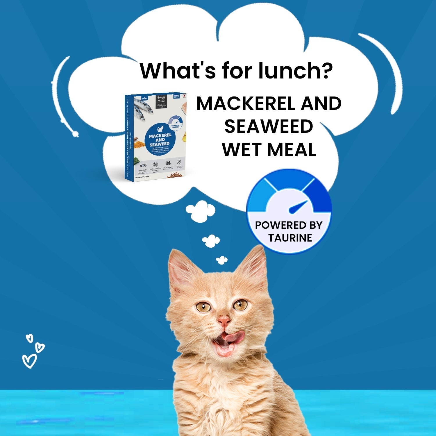 Goofy Tails Cat Food wet gravy With Mackerel and Seaweed