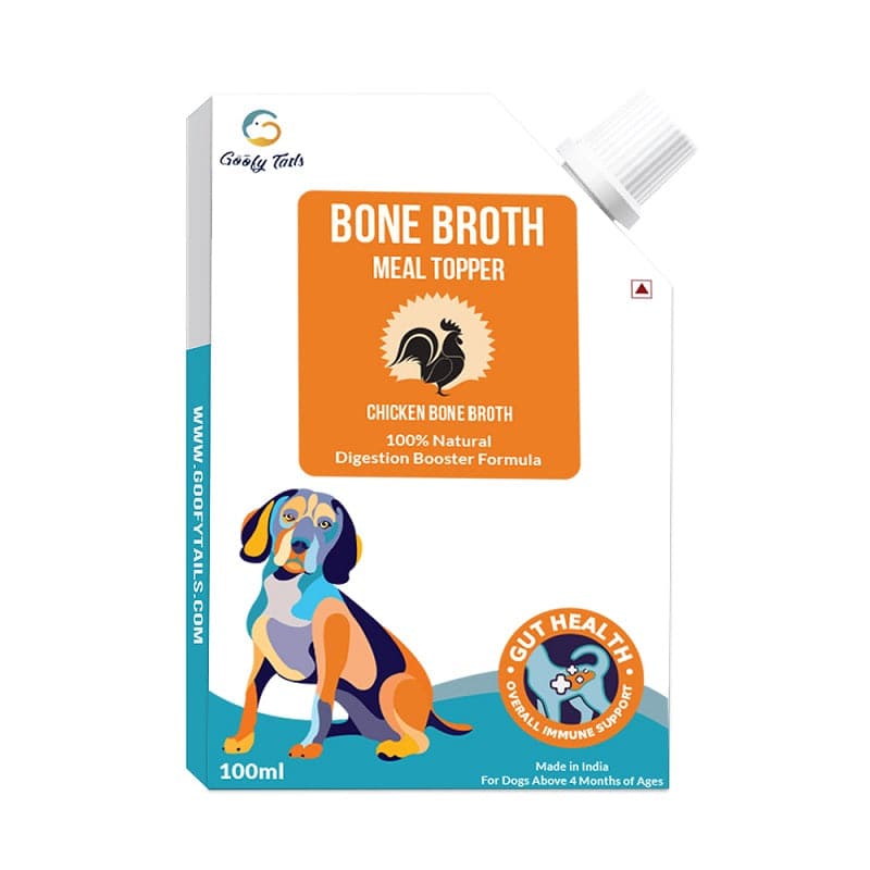 goofy Tails Chicken bone broth for dogs