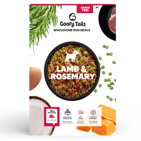 Goofy Tails Lamb and Rosemary Gluten & Grain Free Food for Dogs and Puppies 100g
