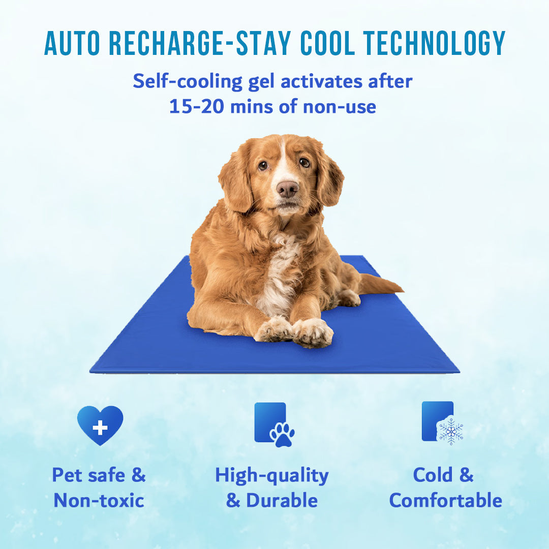 pet self cooling mat activate gel after pressure