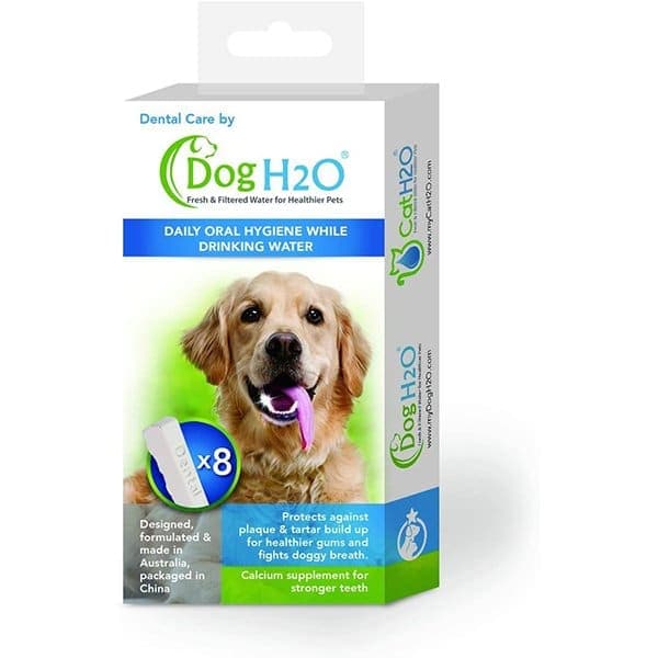 Dog H2o water fountain dental tablet (7168289833110)