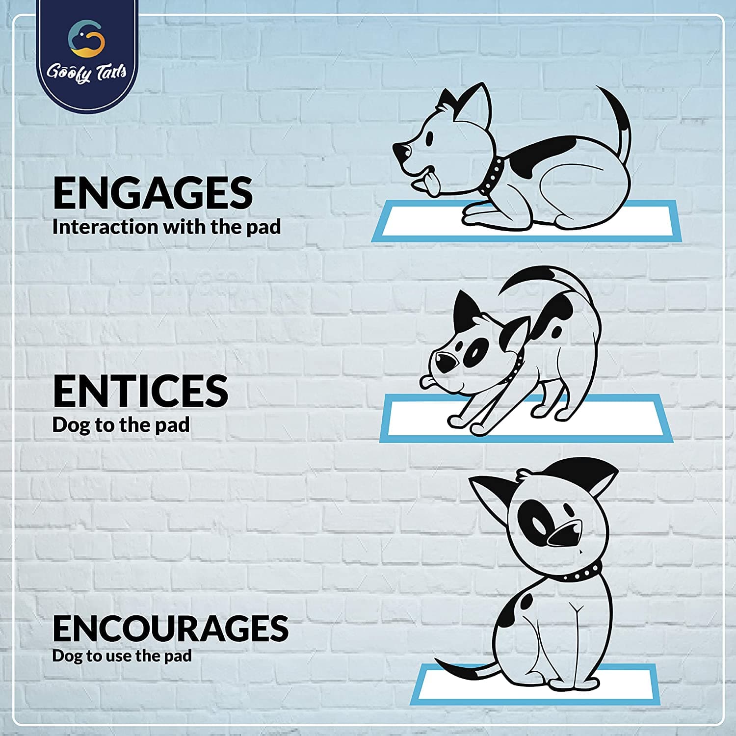Engaging puppy pee pads (7168287703190)