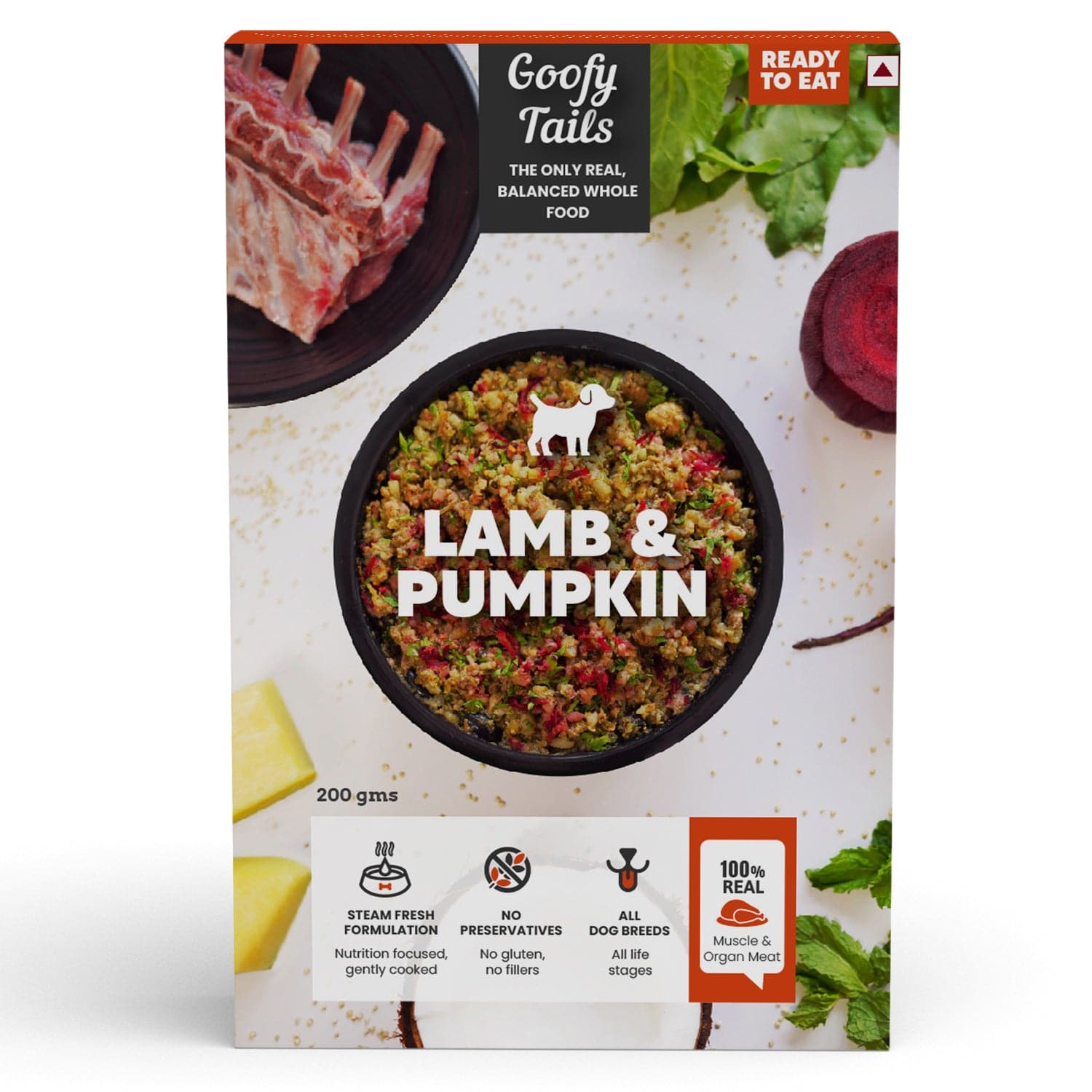 Goofy Fresh 4 Tester Pack of Ready-to- Eat Meal + Bone Broth (7331321774230)