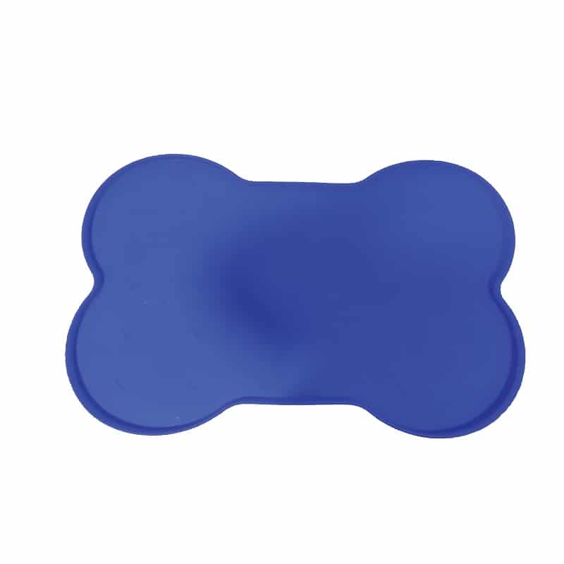 Goofy Tails Bone Shape Silicone Waterproof Pet Food Bowl Mat For Dogs (7168302579862)