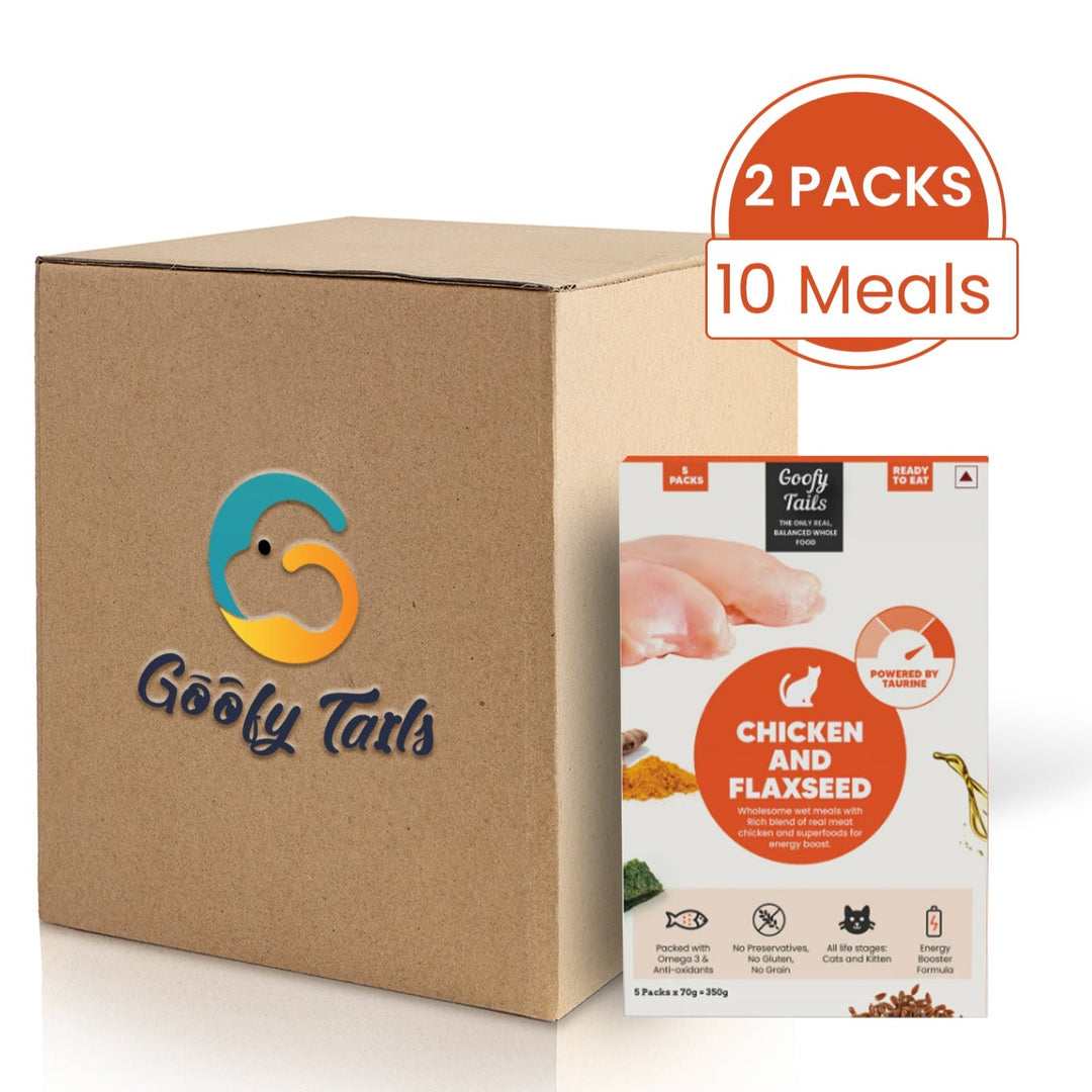 Picture of Goofy Tails Chicken and Flaxseed Cat and Kitten Wet Food – GoofyTails