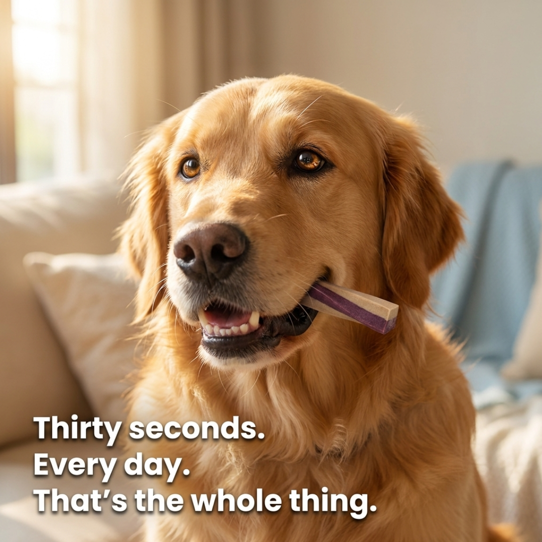 Goofy Tails Active Dental Sticks | Dog Treats Non-Vegetarian | Dental Sticks for Dogs (Blueberry & Apple)