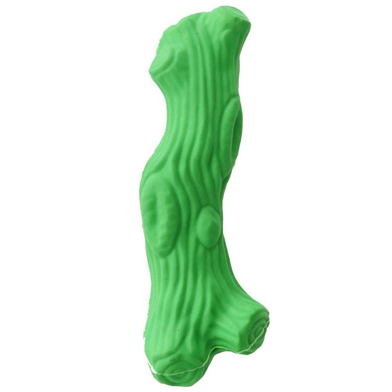 Lucas B Natural Dog Toys Smiley Snake Sensory Squeaky Rubber Dog Toy for Small & Medium Dogs (Green) Natural Rubber (Latex) Lead Chemical-Free Com