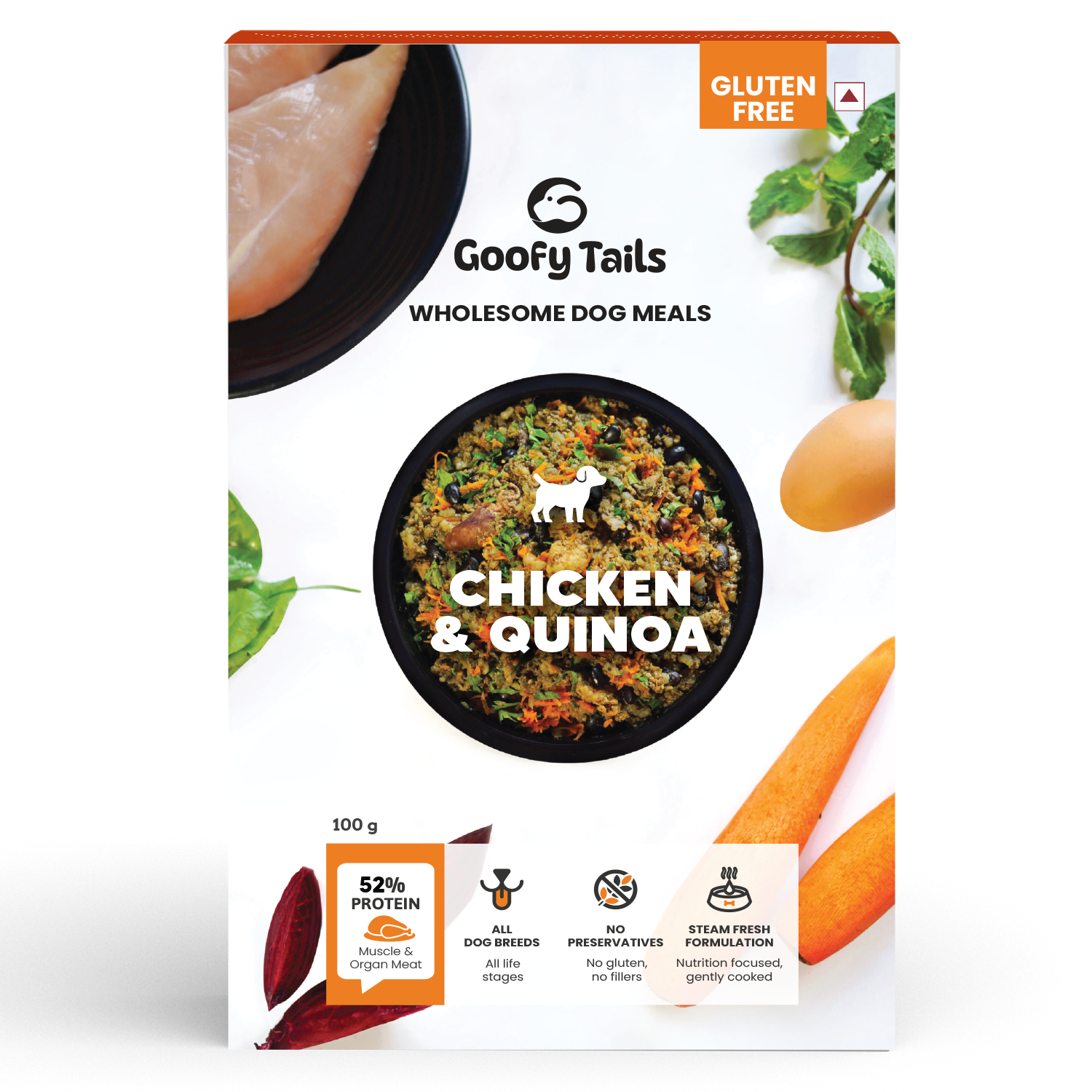 Goofy Tails Chicken and Quinoa Food for Dogs and Puppies