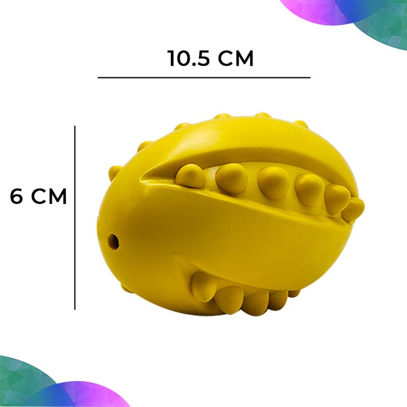 natural rubber Rugby ball dimensions for dogs