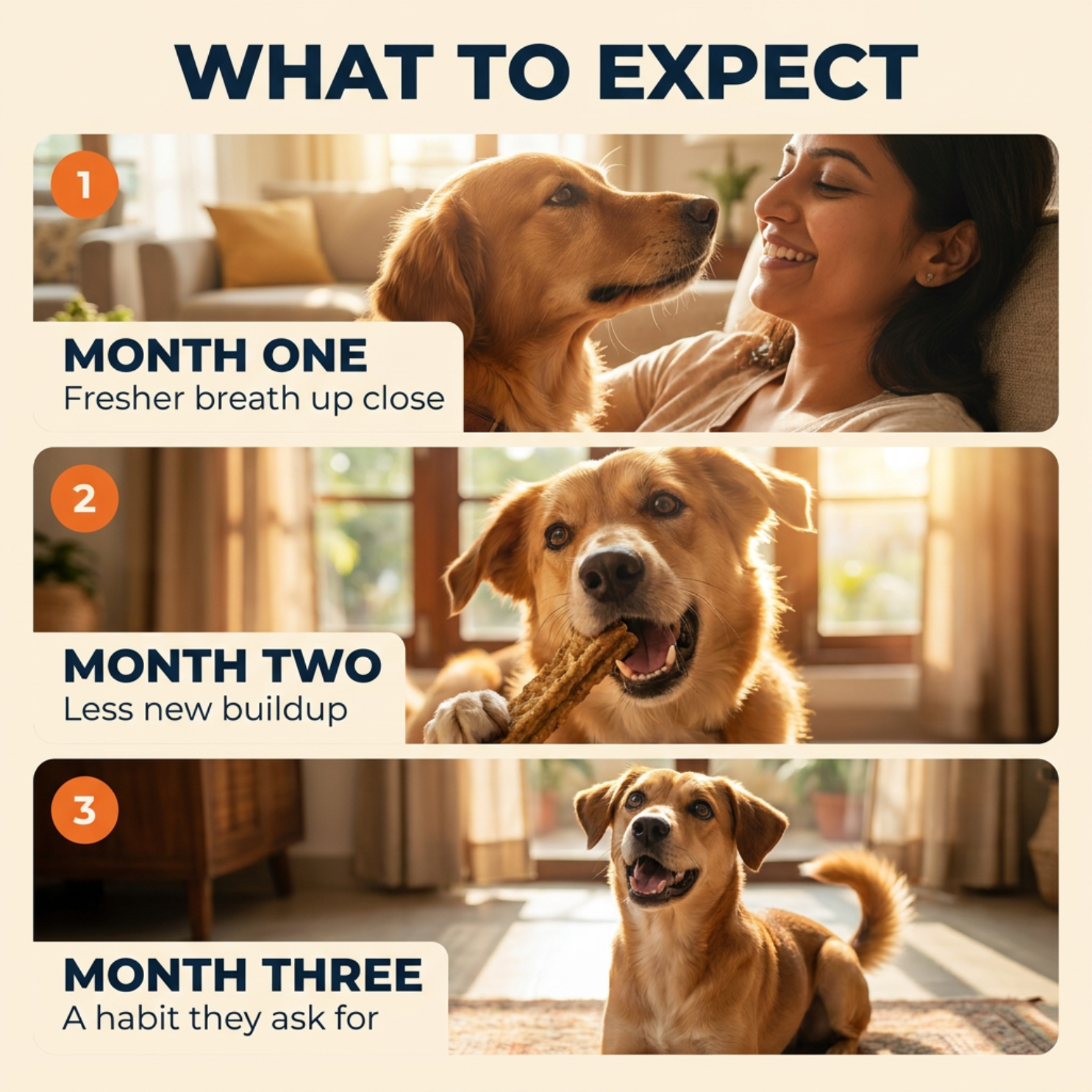 Goofy Tails Active Dental Sticks | Dog Treats Non-Vegetarian | Dental Sticks for Dogs (Carrot & Yam)