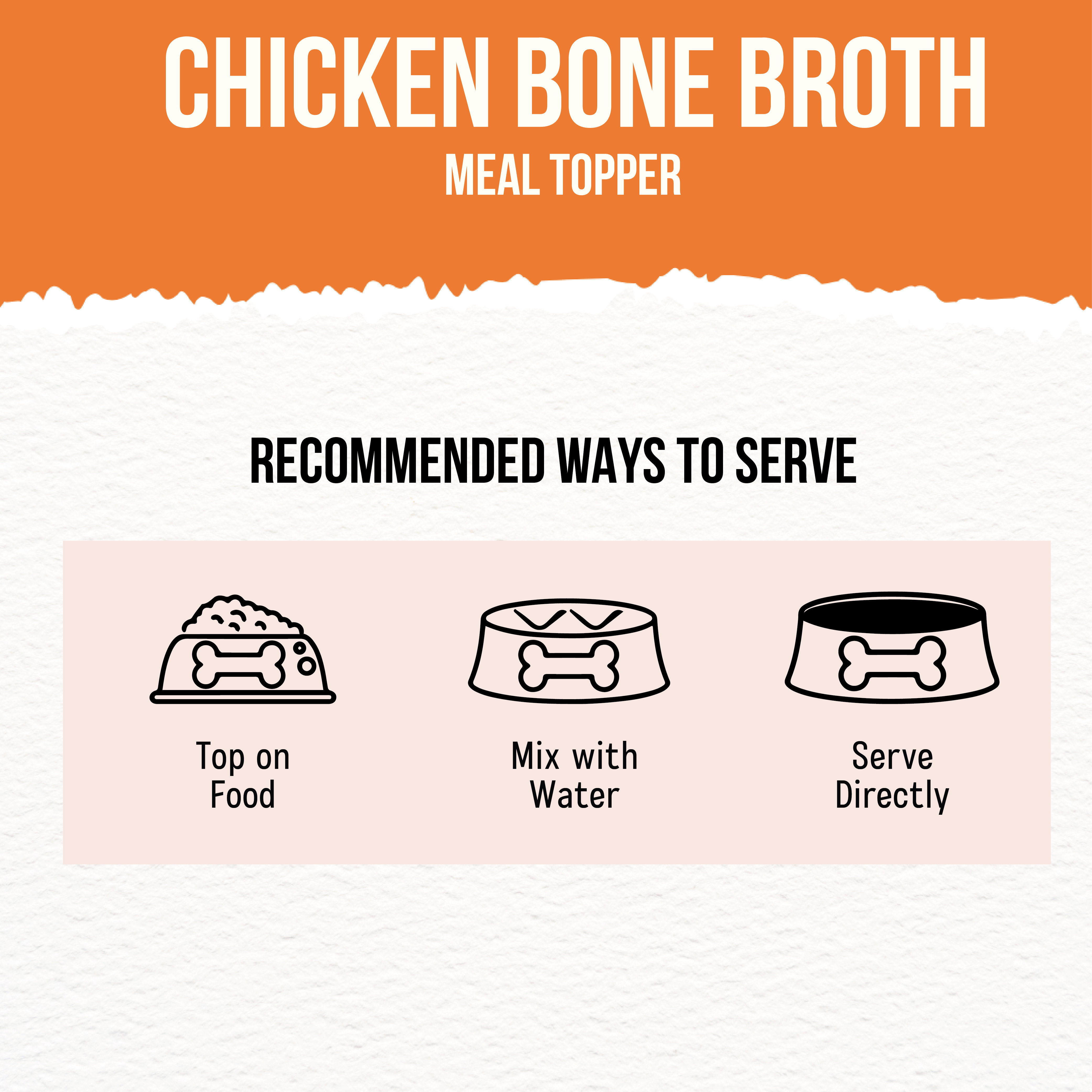 All in One Chicken Combo for Dogs - Meal Topper + Bone Broth + Chicken Quinoa