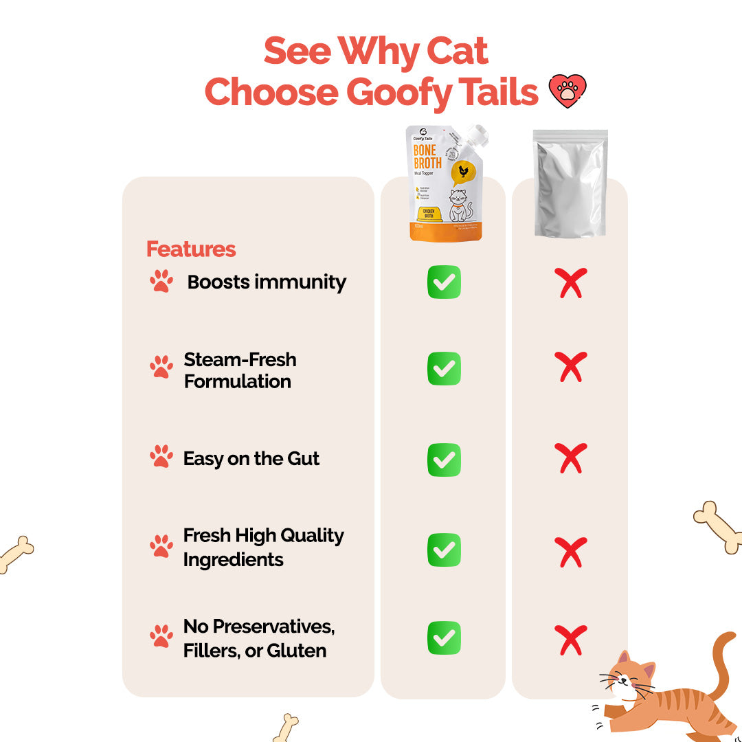 Chicken Bone Broth for Cats and Kittens