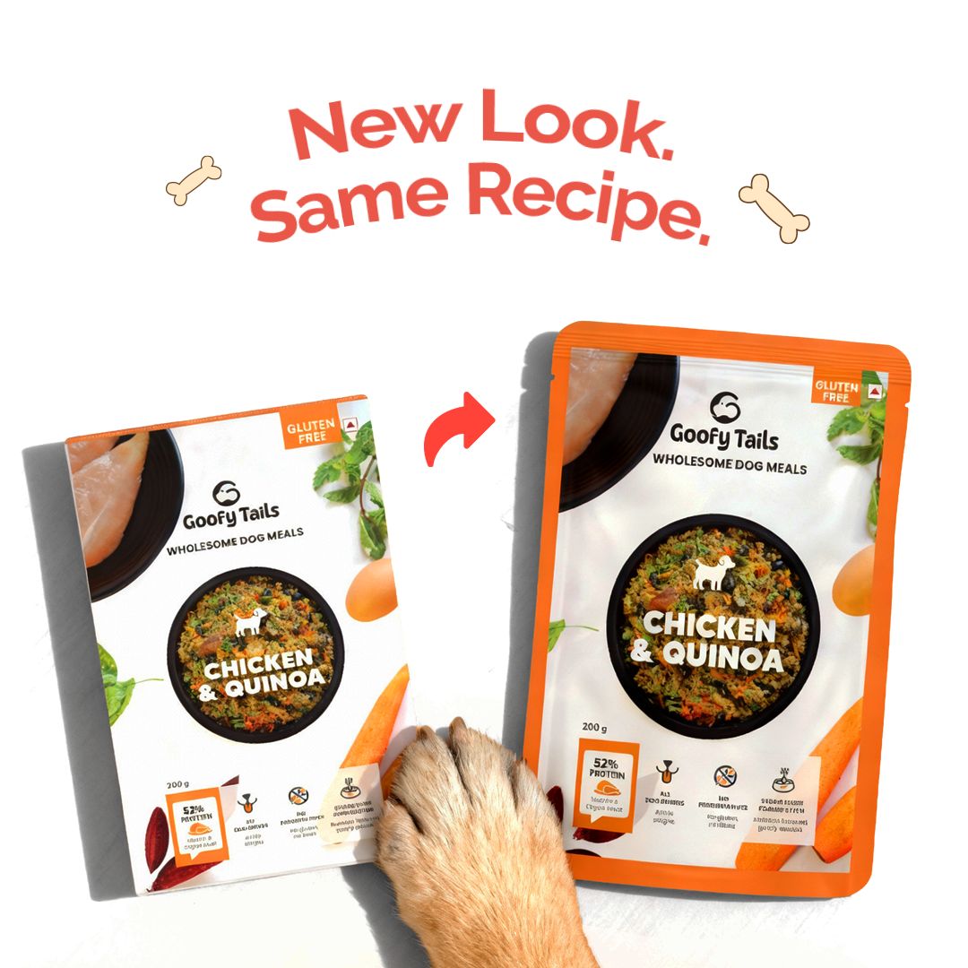 Goofy Tails Chicken and Quinoa Wholesome Meals for Dogs and Puppies NOT FOR SELL