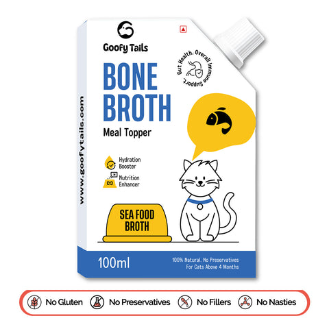 Goofy Fresh Sea Food Bone Broth for Cats and Kittens