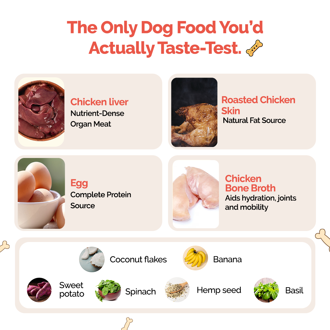 Goofy Tails Chicken and Herbs Gluten & Grain Free Food for Dogs and Puppies