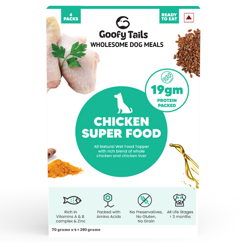 Goofy Tails Chicken Super Food Topper for Dogs & Puppies