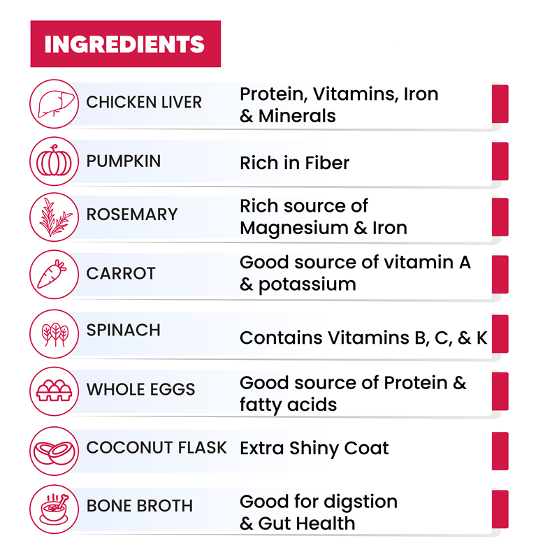 High-protein dog meals