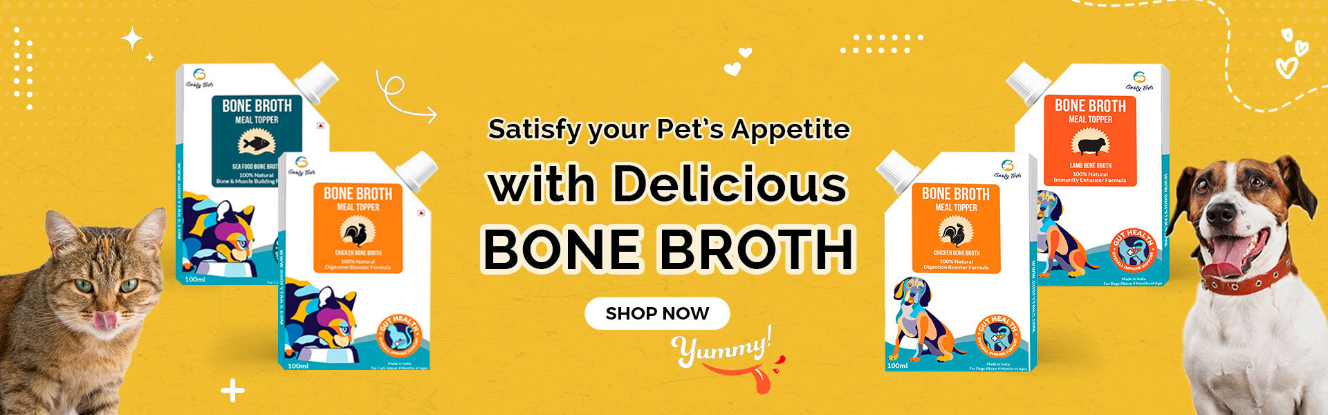 bone broth for dogs and cats from goofytails.com