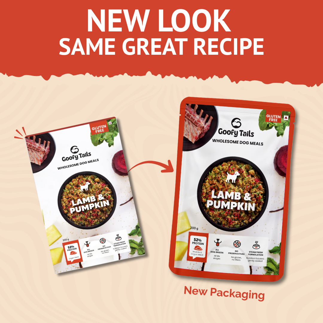 Goofy Tails Lamb and Pumpkin Food for Dogs and Puppies
