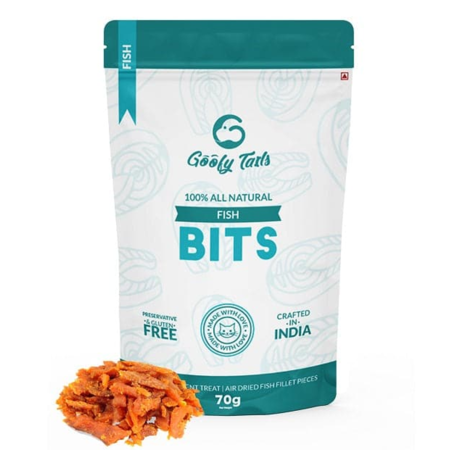 Goofy Tails Fish Bits Cat Treats