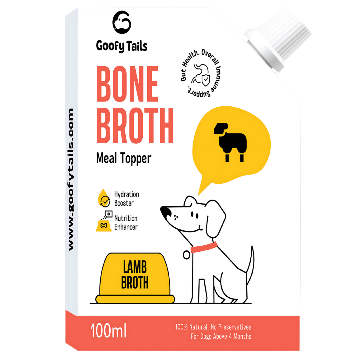 Bone Broth Trial Pack - Chicken Broth (100ml x 2pcs) + Lamb Broth ( 100ml x 2 pcs)