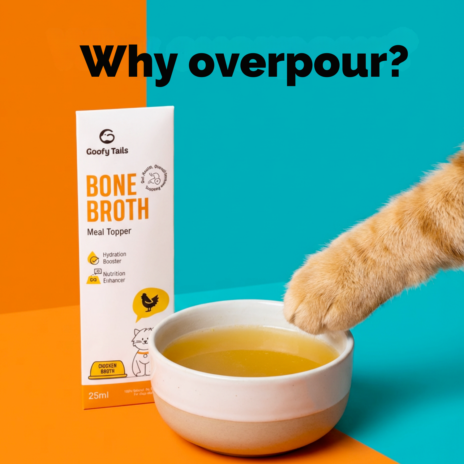 Chicken Bone Broth for Cats and Kittens