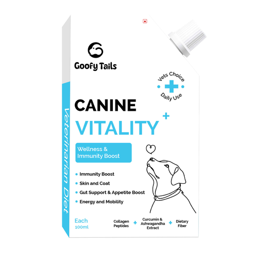Goofy Tails Canine Vitality + Wellness & Immunity Booster Supplement for Dogs