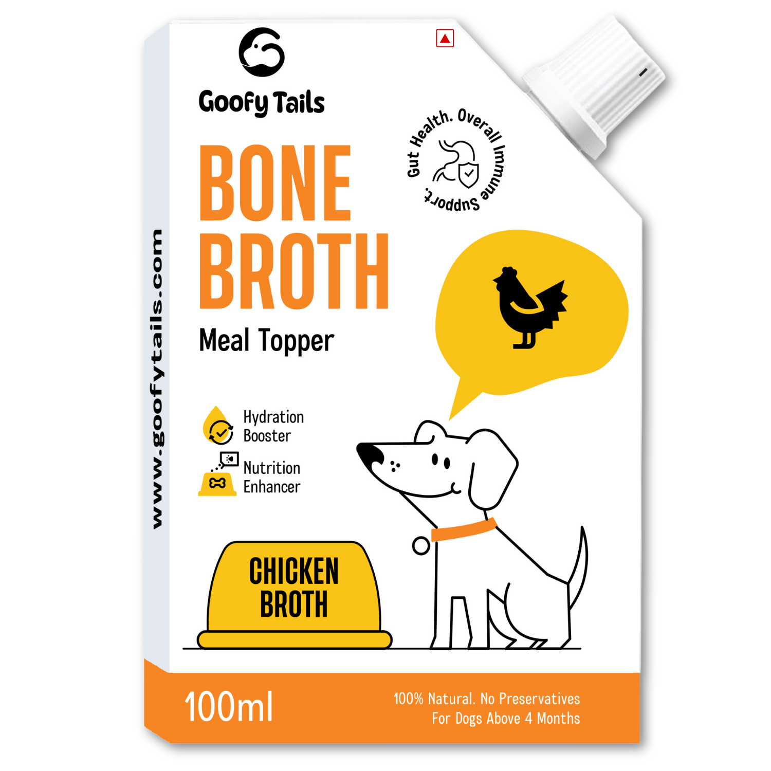 Goofy Tails Monthly Packs Chicken Bone Broth for Dogs & Puppies
