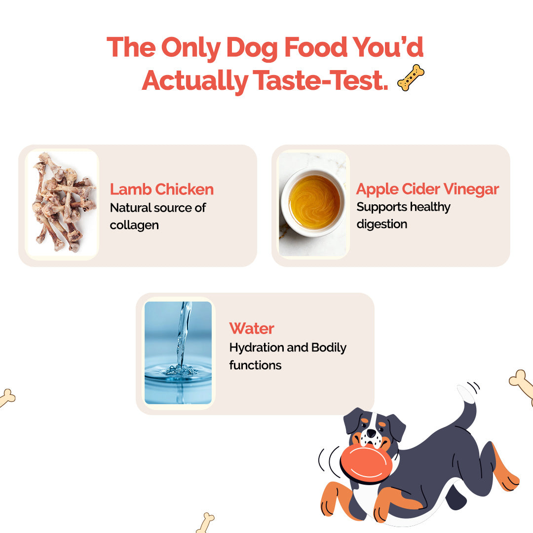 Goofy Tails Lamb Bone Broth for Dogs and Puppies