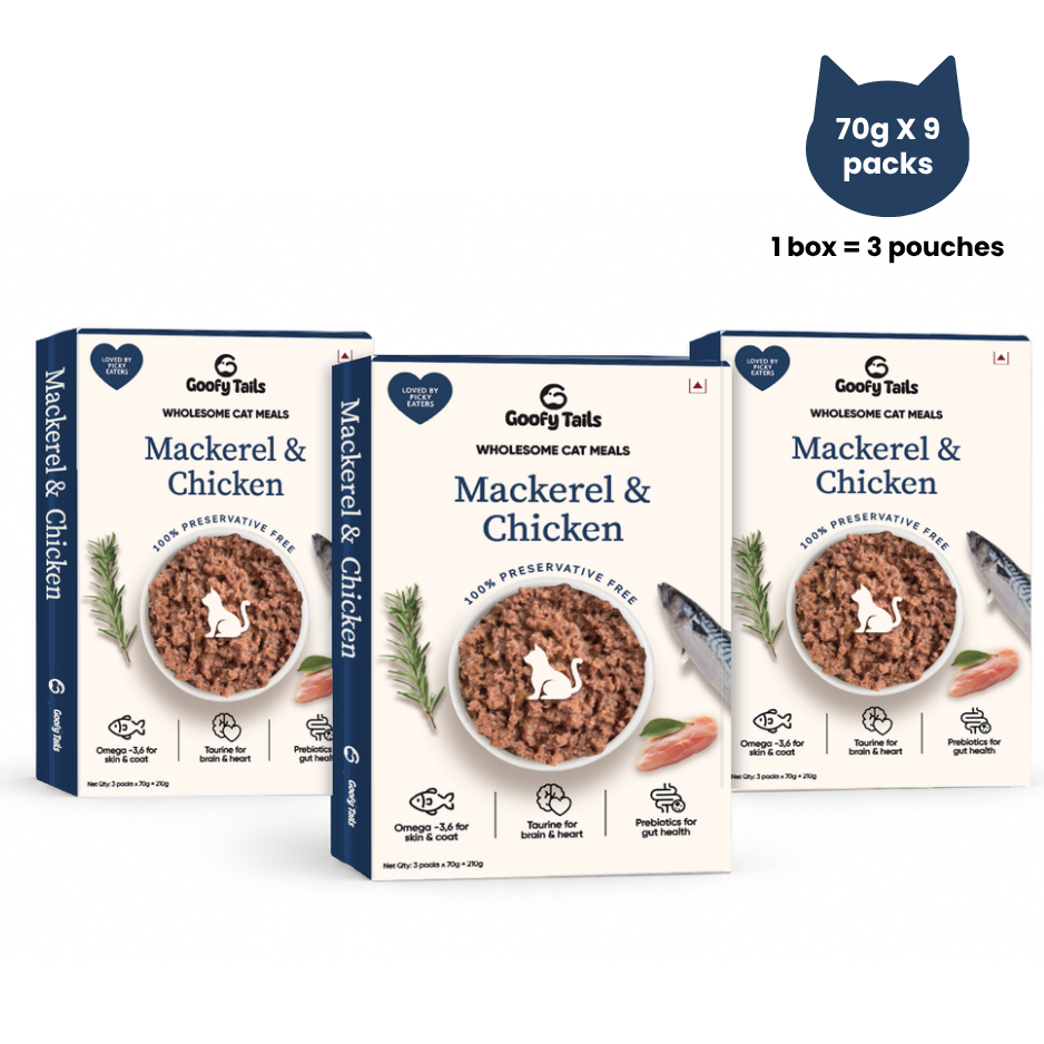Goofy Tails Mackerel and Chicken Wet Cat and Kitten Food