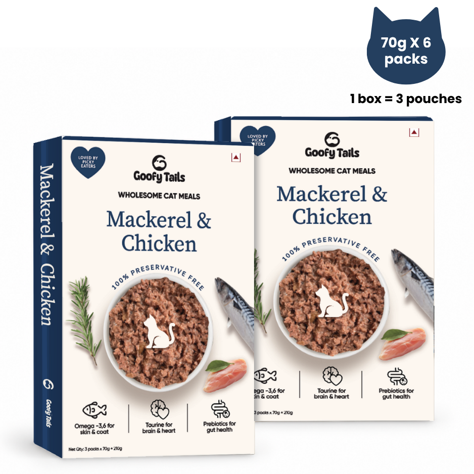 Goofy Tails Mackerel and Chicken Wet Cat and Kitten Food