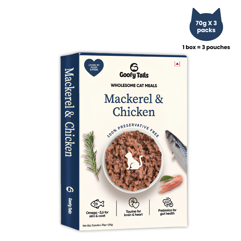 Goofy Tails Mackerel and Chicken Wet Cat and Kitten Food