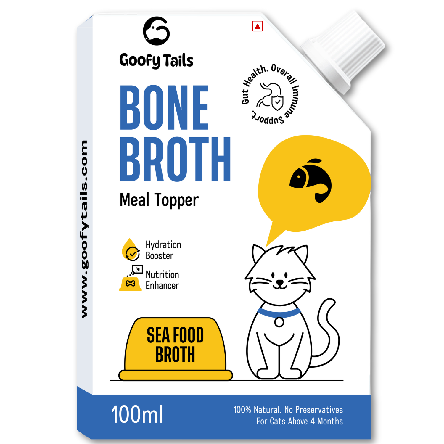 Sea Food Bone Broth Monthly Packs for Cats and Kittens
