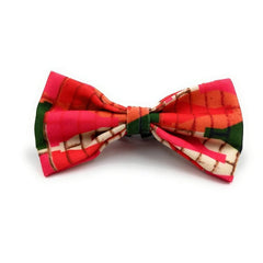Goofy Tails X Design Chefz Pink Multicolor Pet Bow Tie/Bowtie for Dogs & Cats
