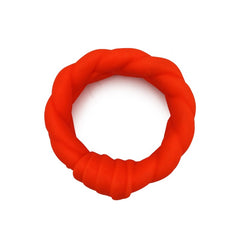 Goofy Tails Rubber Dog Toys| Non-Toxic Flavoured Rubber Toy for Small and Medium Dogs (Medium-Super Knotted Ring)