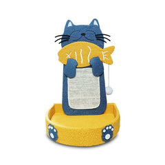 Goofy Tails Fish Cat Tree Post | 2-in-1 Scratch Post and Activity Tree for Cats & Kittens