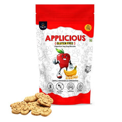 Goofy Tails Applicious Apple and Banana Gluten Free Veg Biscuits for Dogs and Puppies