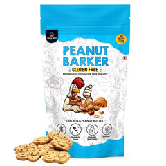 Goofy Tails Peanut Barker Gluten Free Non Veg Chicken Biscuits for dogs and Puppies 250g