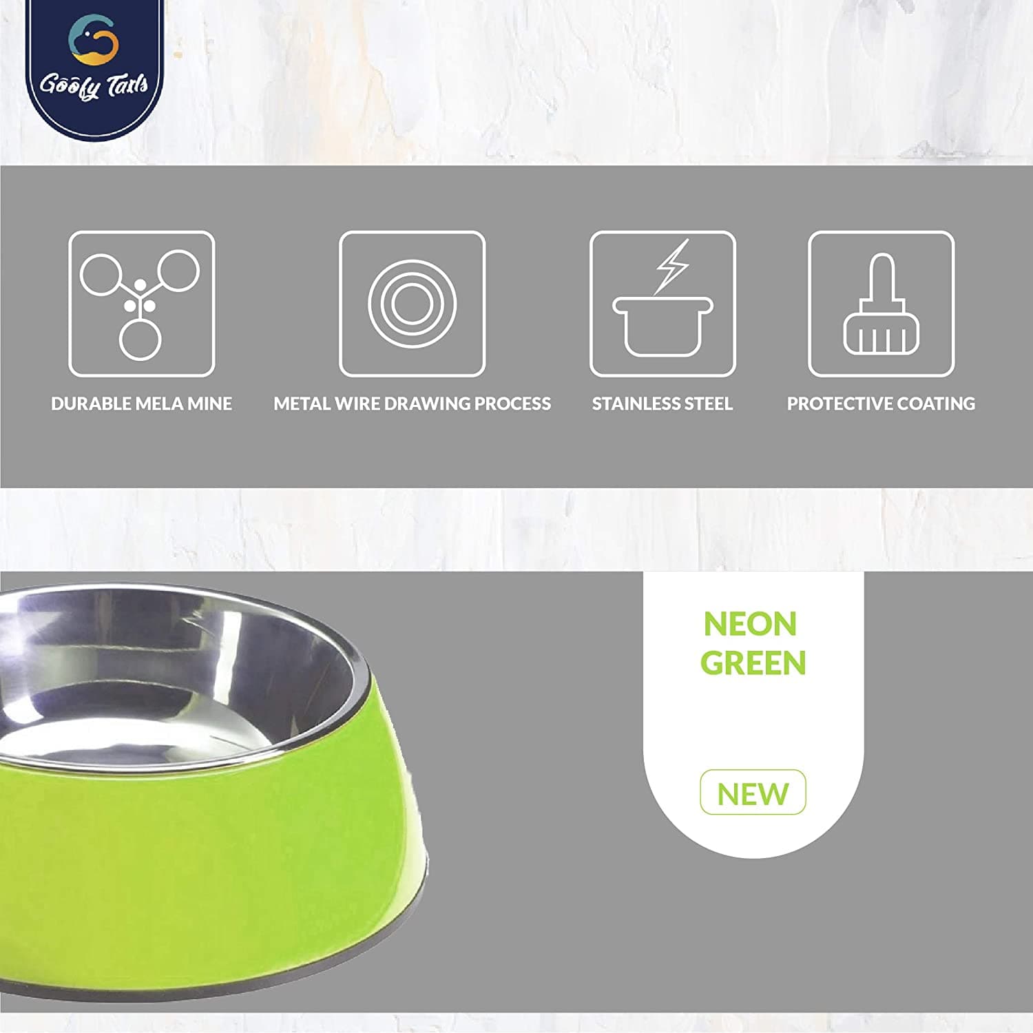 best dog bowl in neon green color (7168293208214)