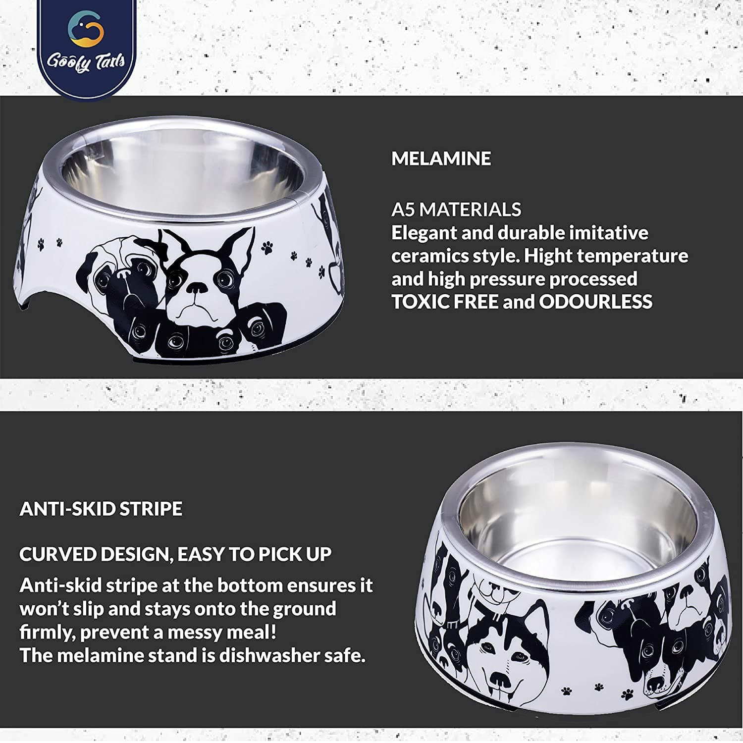 Buy melamine dog bowl (7168294191254)