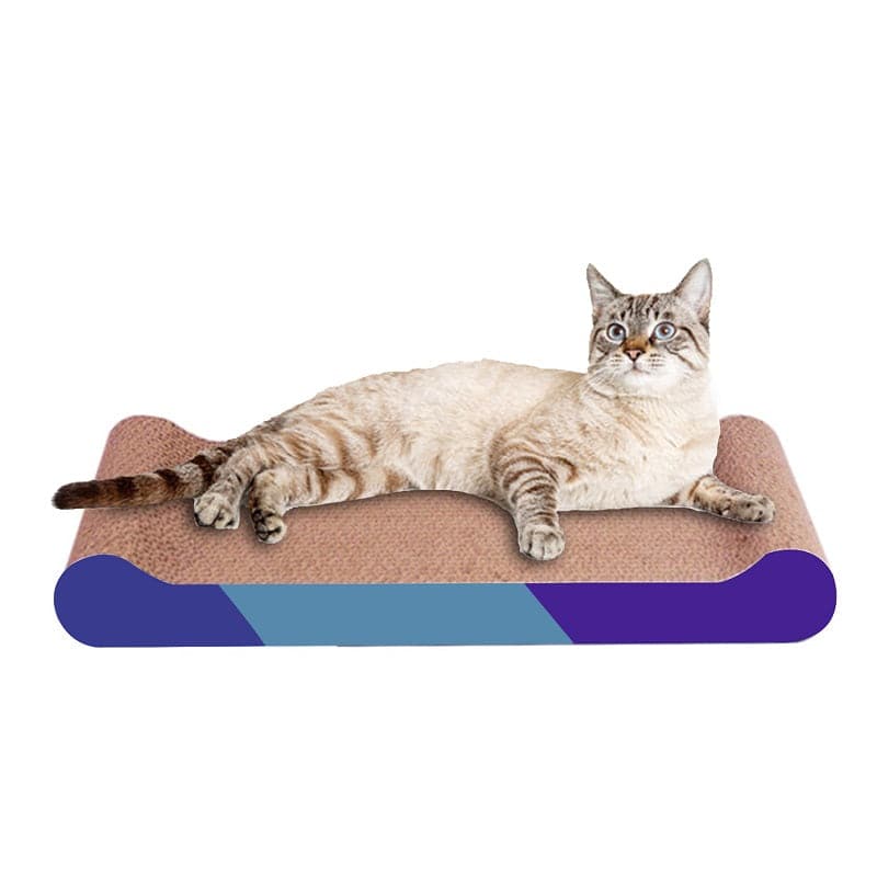 Goofy Tails Recycled Paper Bone Shaped Cat Scratcher (7639197286550)
