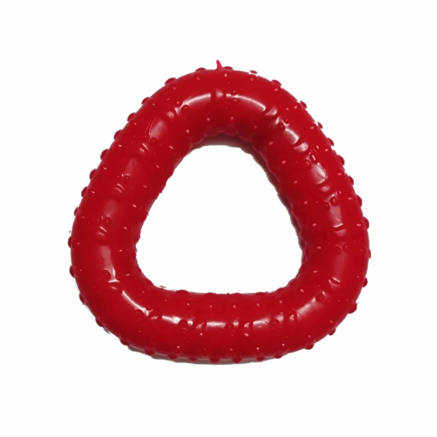 Goofy Tails Rubber Chew Dog Toy Combo of (Spike Ball and Trio Ring) - pet-club-india (7168269910166)