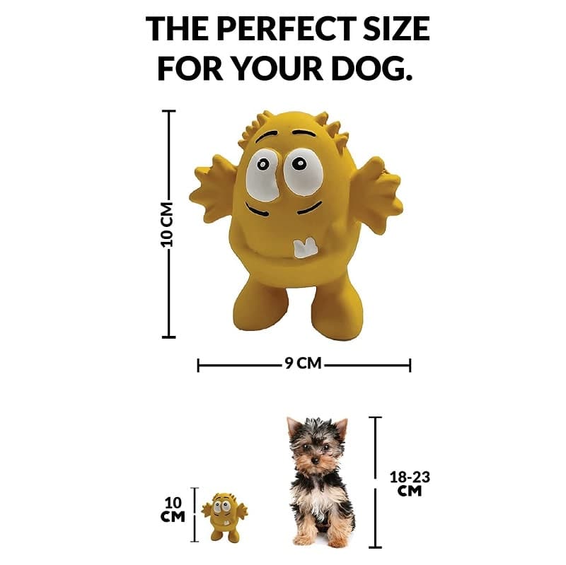 Perfect size monster toy for dogs