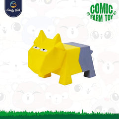 Goofy Tails | Comic Farm Squeaky Dog Chew Toy - Sheep | for Small and Medium Breeds