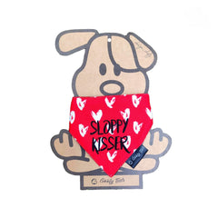Goofy Tails Sloppy Kisser Printed Bandana for Dogs by Design Chefz (Multicolor)