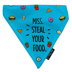 Goofy Tails Miss. Steal Your Food Series Bandana/Scarf For Dogs