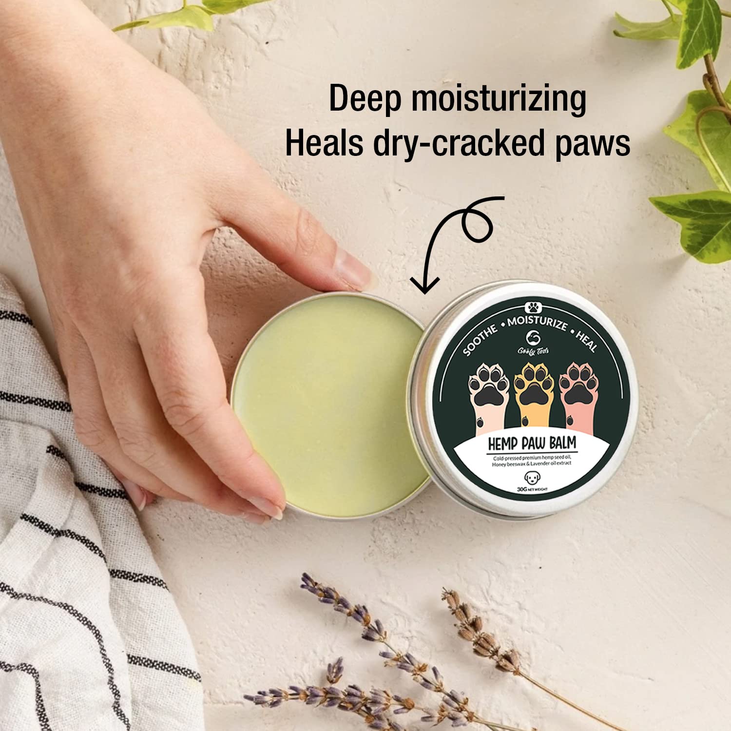 Buy Hemp Paw Cream For Dogs and Puppies 30 g – GoofyTails