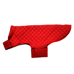 Goofy Tails Winter Jacket for Dogs and Puppies (Red)