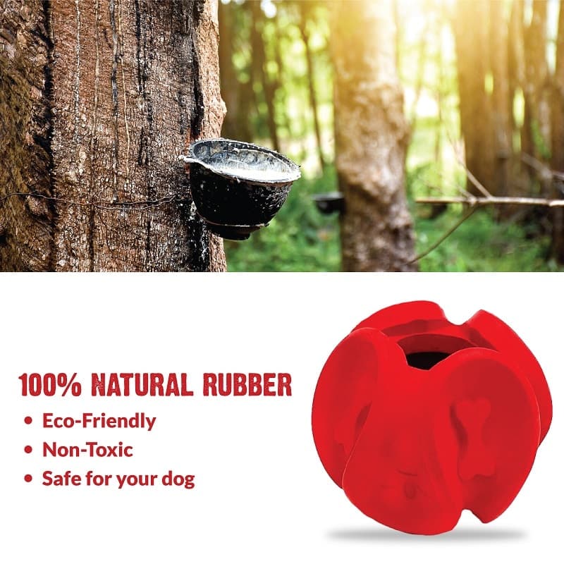 Natural rubber Dog Ball (7168208699542)