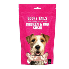Goofy Tails Chicken & Cod Sushi Treats for Dogs and Puppies